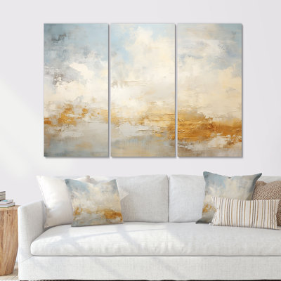 «Elegant Sky Whispers I», ensemble de reproduction d'art mural Sky