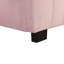 Lit simple tapissier rose avec lit gigogne - Polyvalent et confortable-941369214-941369216