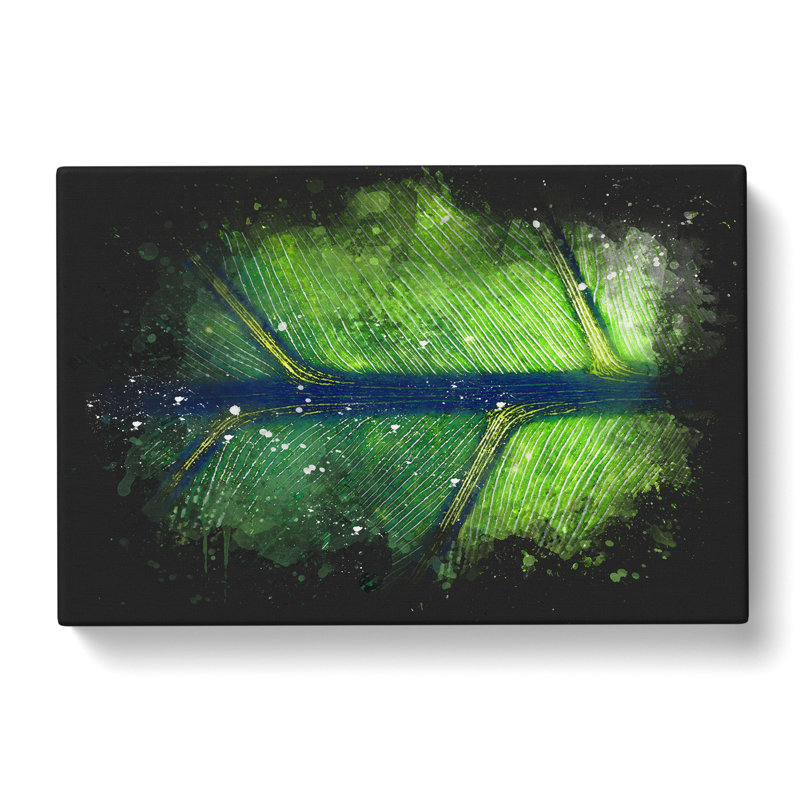 Leaf Detail - Wrapped Canvas Print, 60cm H x 91cm W x 3cm D