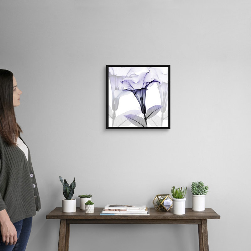 Reproduction d’art sur toile, "ravissants" par Albert Koetsier, Cadre noir, H 18 po x l 18 po x P 1,75 po