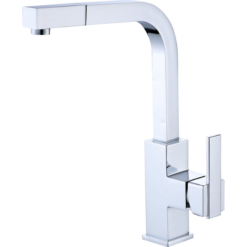 Ultra Faucets Icon Pull Out Kitchen Faucet, Chrome