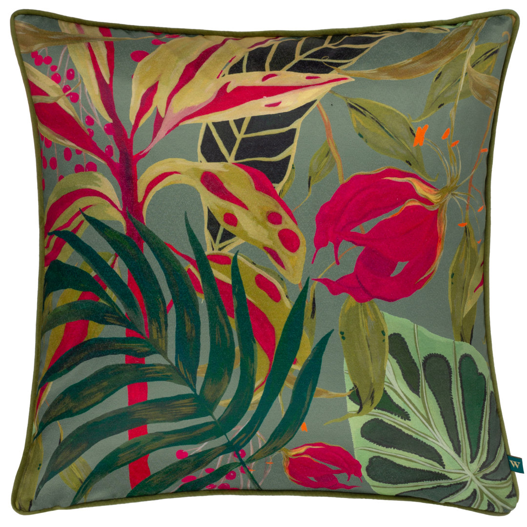 Floral Square Scatter Cushion with Filling