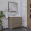 Ensemble de meuble-lavabo simple 36 po Feike-1500248056