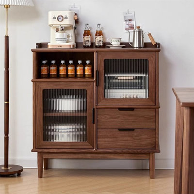 Buffet décoratif réglable en métal stratifié
