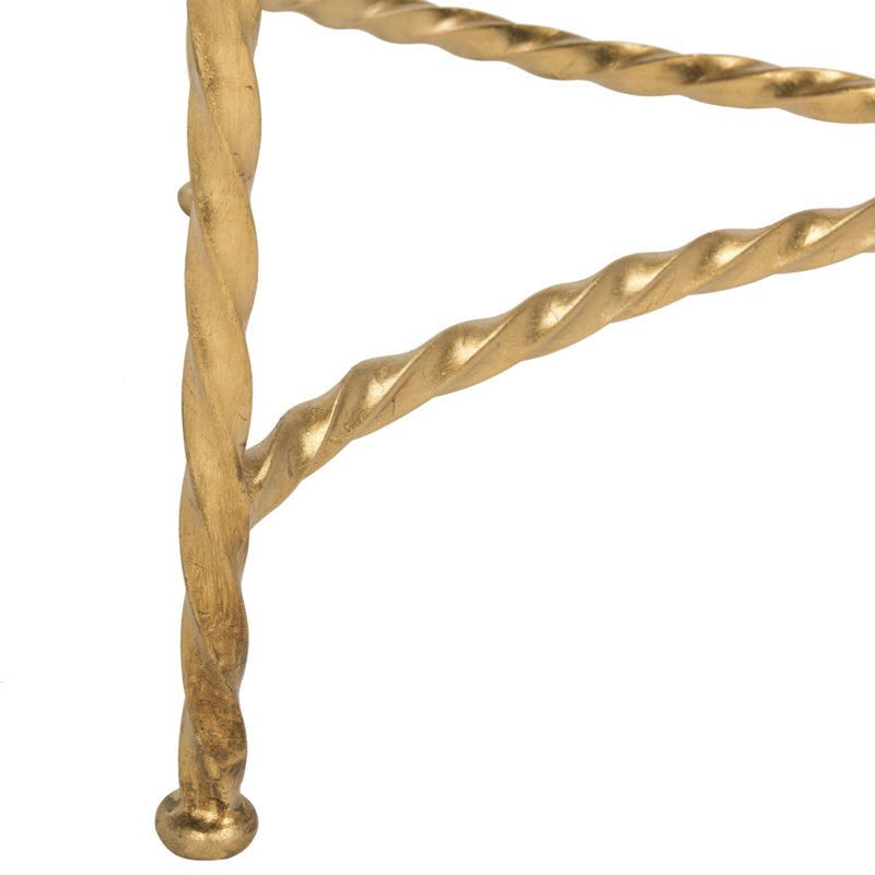 Vera Glass Cocktail Table, Gold