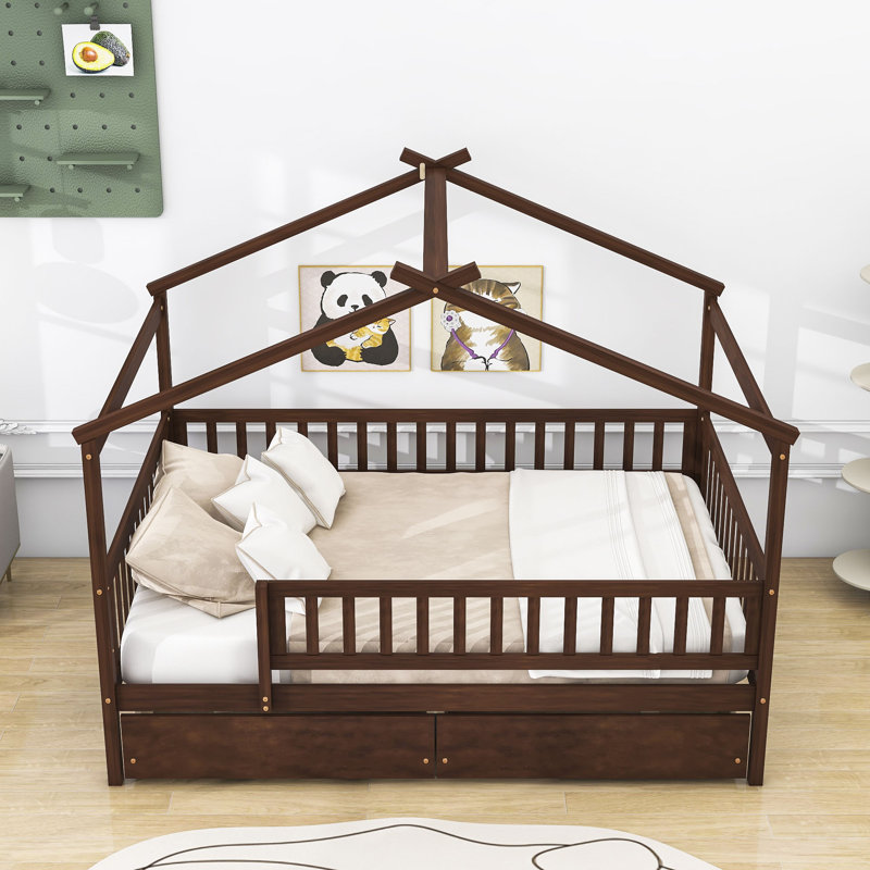 Veyaan Kids Daybed, Full / Double, Walnut