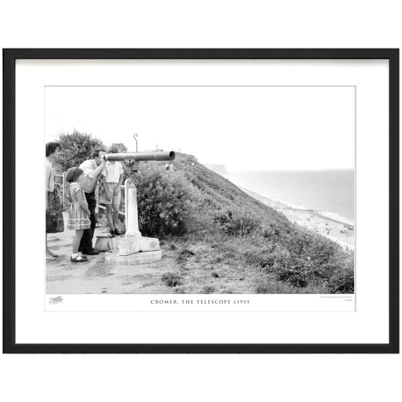 Cromer, The Telescope C1955 by Francis Frith - Single Picture Frame Print, 28cm H x 36cm W x 2.3cm D