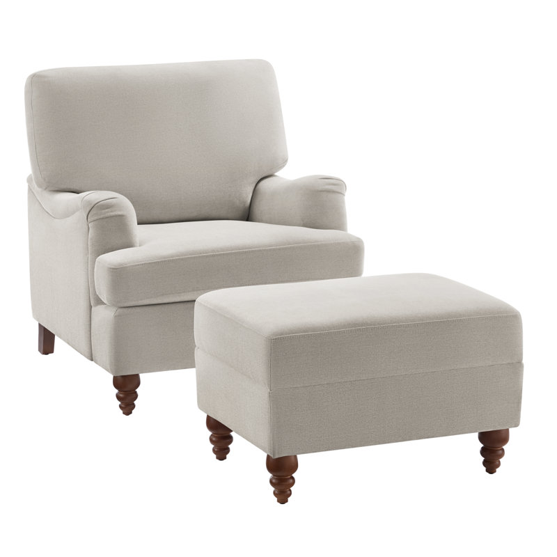 Ebward Sea Oat Chair And Ottoman