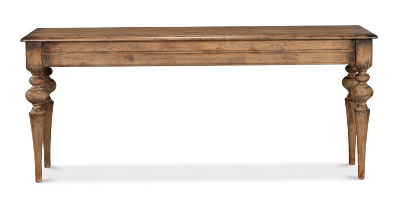 Hudson 73'' W Solid Wood Console Table, Brown