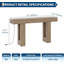 Table console 63 po avec station de charge, table d'entrée étroite-549214710