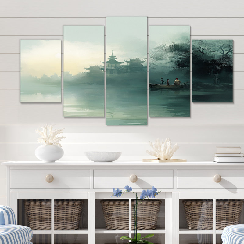 Impression sur toile, 5 panneaux Wimbled