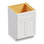 Armoire de base en contreplaqué H 34,5 po White Shaker prête à assembler