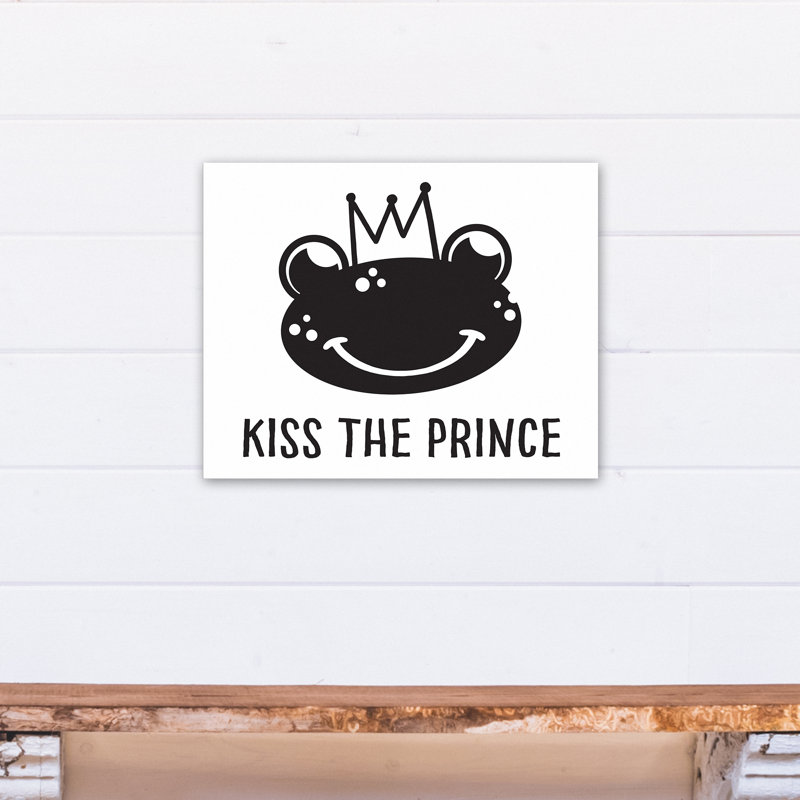 « baiser the prince », art sur toile Malvina