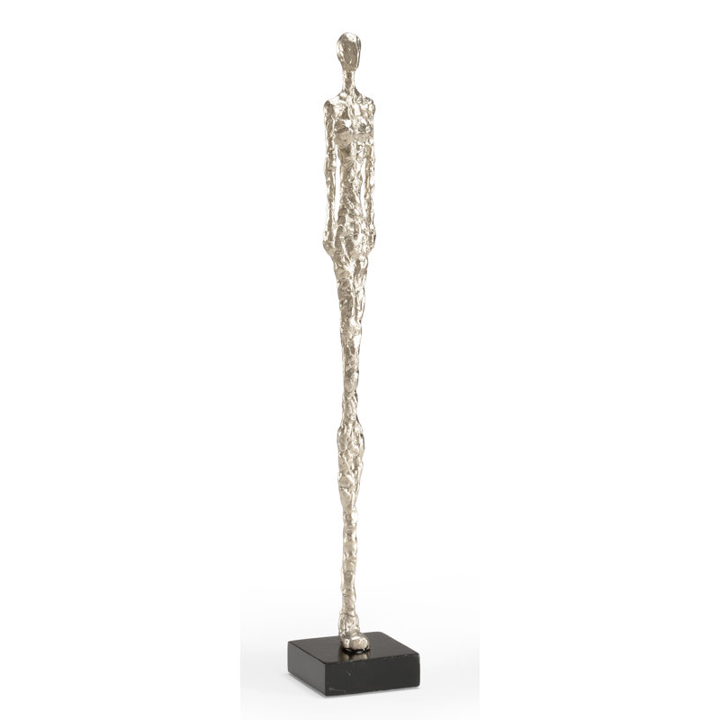 Statue sculptured, 25,75" H x 4" lx 4" p