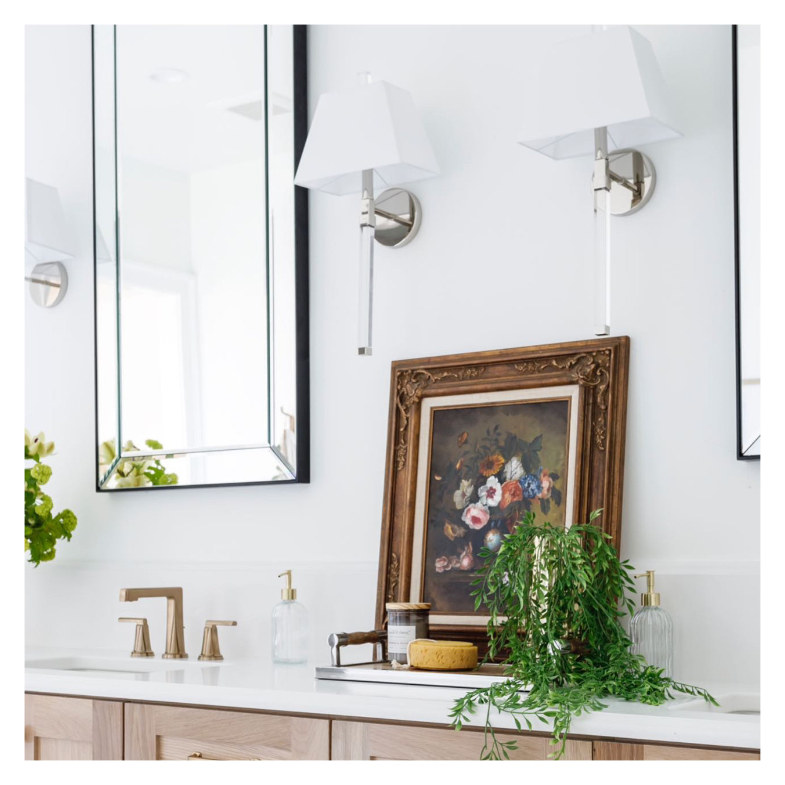 Omya Single Light Dimmable Armed Sconce, Polished Nickel