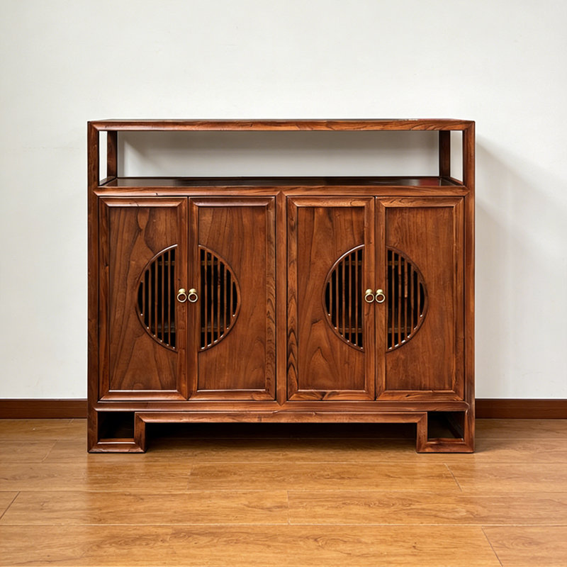 Buffet haut de gamme rétro et minimaliste, Brun