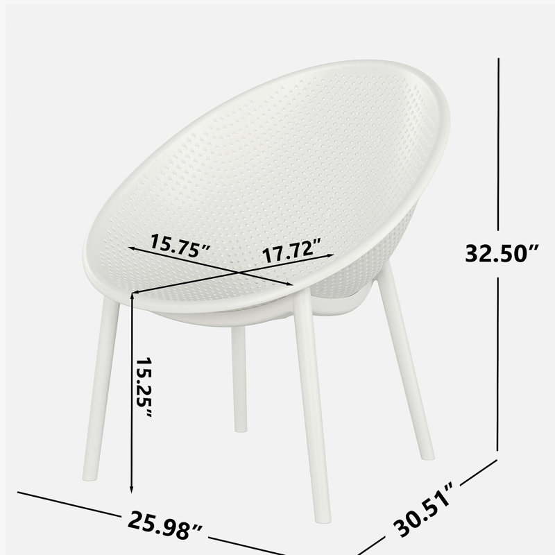 Chaise d'appoint Gable (ensemble de 2)