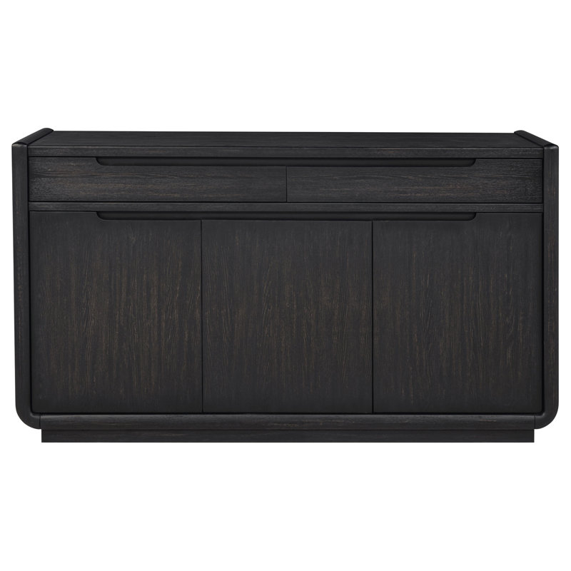 Burnished Black 2-drawer Dining Sideboard Server
