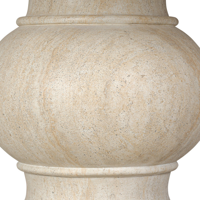 Macalaster Dining Table-Faux Travertine