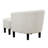 Anges Upholstered Barrel Chair with Ottoman-1892955768