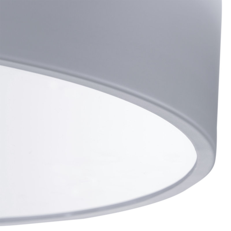 Bathel 2-Light 90cm LED Integrated Semi Flush Mount, Silver Grey