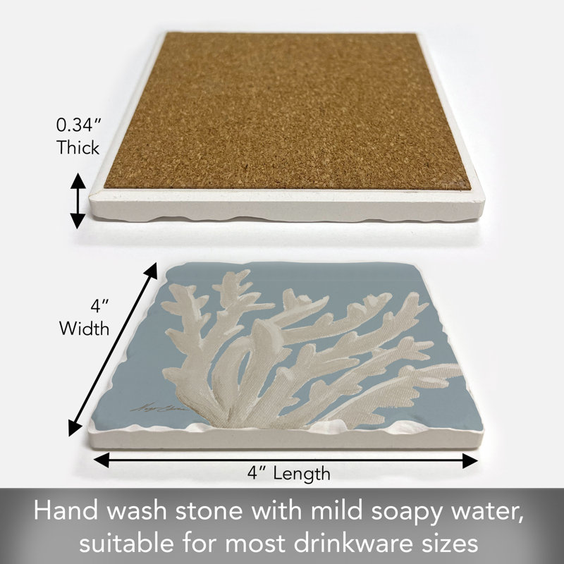 Créez votre propre ensemble de sous-verres Coral Reefs