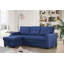 Canapé modulaire convertible rembourré avec méridienne coulissante-125983006