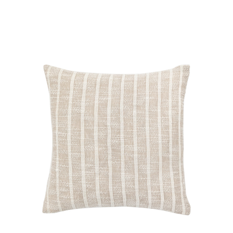 Melly Striped Throw Cushion, Natural