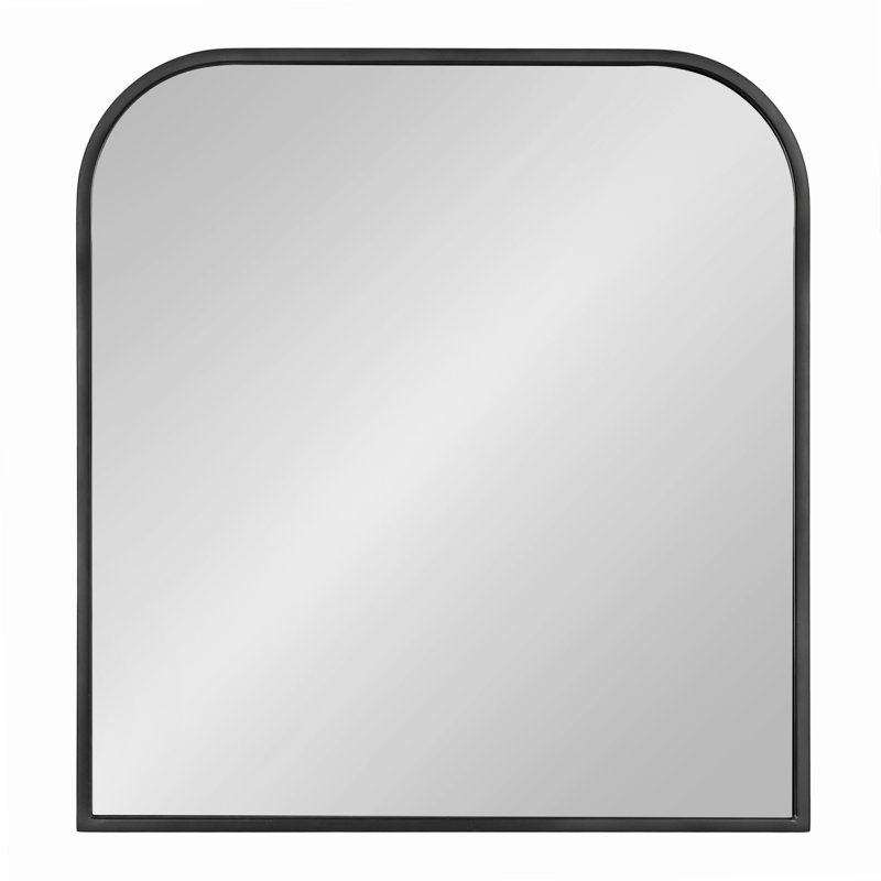 Metal Flat Mirror, Black