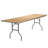 Marcott Rectangular Wood Folding Table with Metal Edges and Corner Guards-12526582