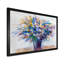 «Multi and Blue Flower Vase», reproduction sur toile flottante-364746150-364746173