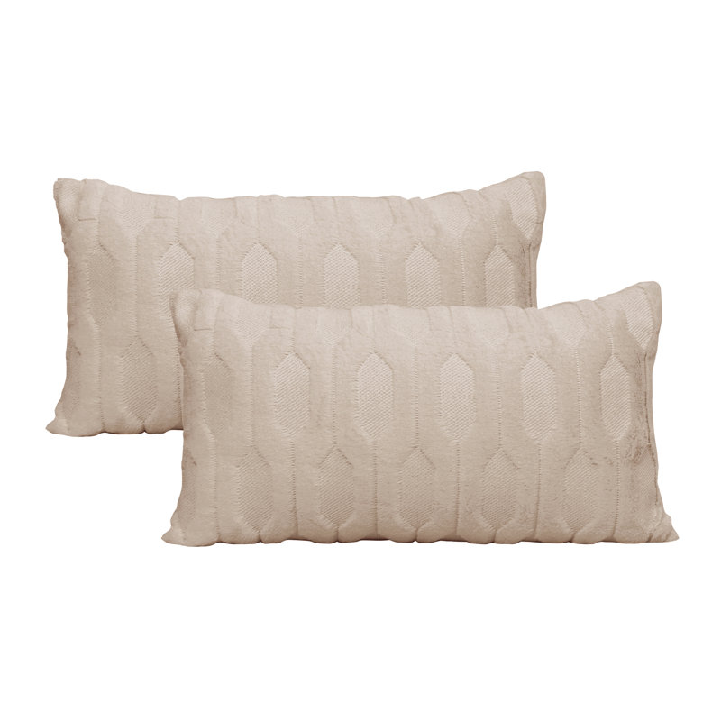Housses de coussin en fausse fourrure Tatami, Encens