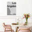 Los Angeles California Map Contemporary Wall Art Print-134819237