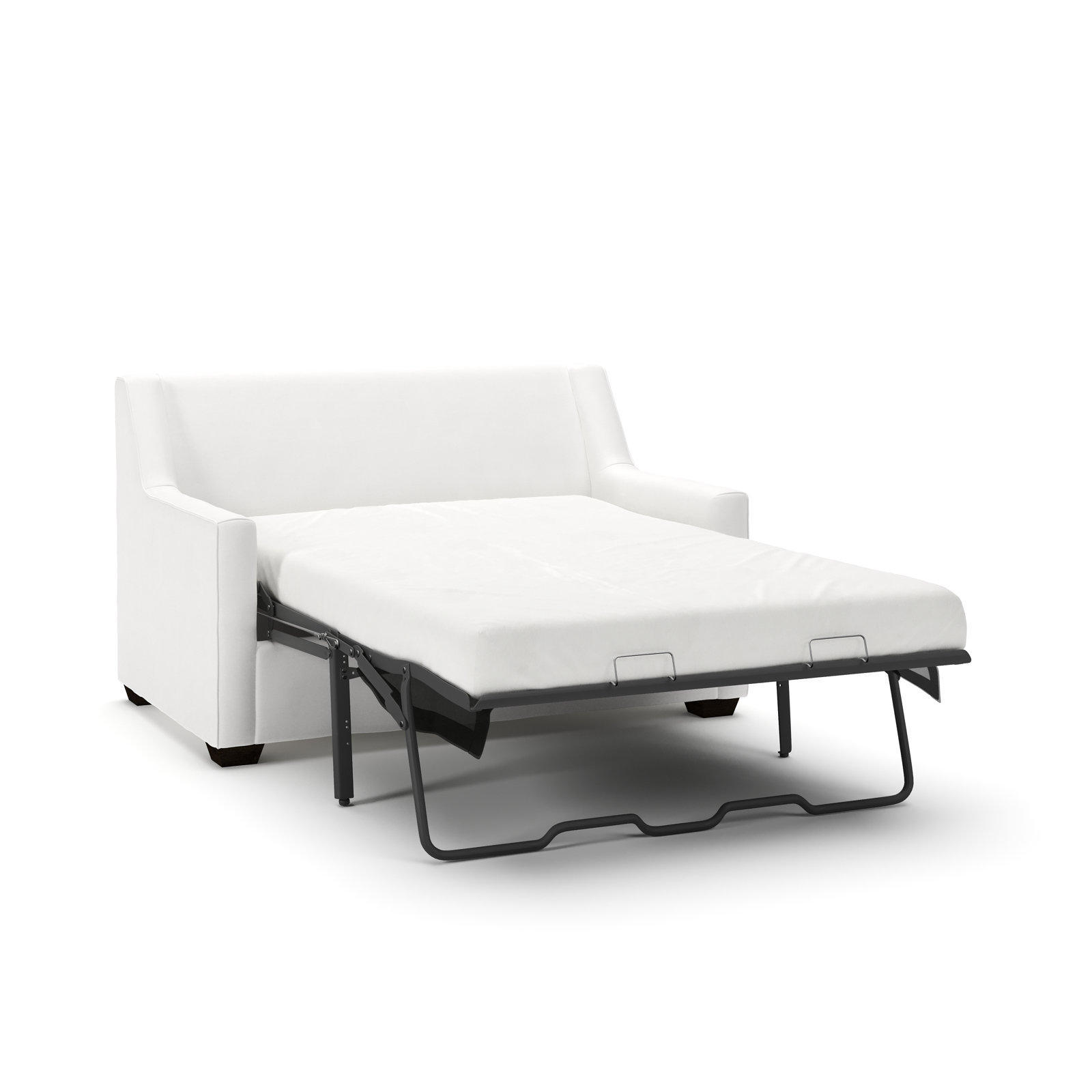 Gemi 56.5'' Upholstered Sofa, Bayou Off White Canvas