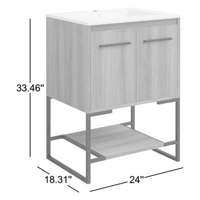 Ensemble de meuble-lavabo simple 24 po Gerard