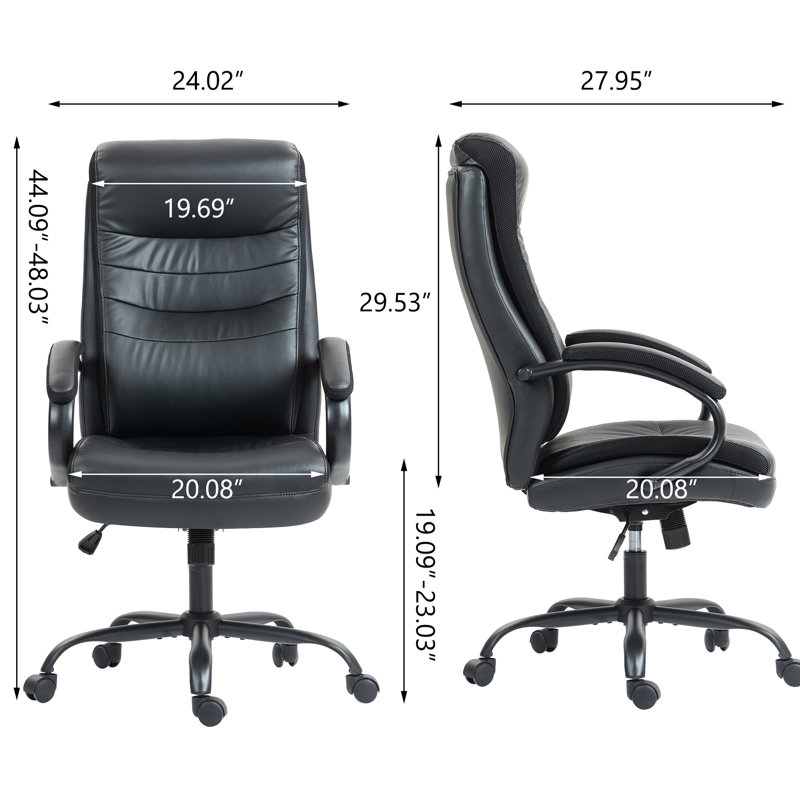 High Backrest PU Material Office Chair