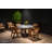 Elementi Home Verona 48" Round Space Grey Concrete Dining Table for Indoor and Outdoor Use