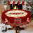 1pc round/rectangular polyester tablecloth, Christmas tablecloth with pine, snowman, truck, embosed edge, Christmas decorations for dining table, festival party holiday table decoration, perfect festival gift-1184733893