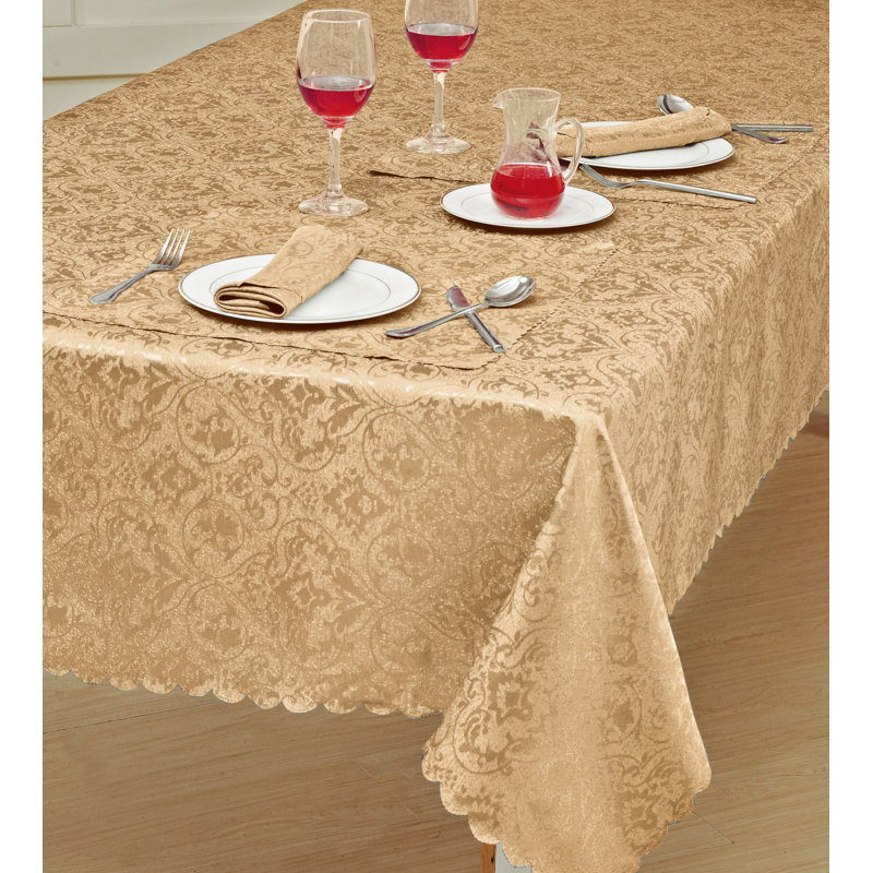 Dostie Tablecloth, Gold, 43cm W x 43cm L
