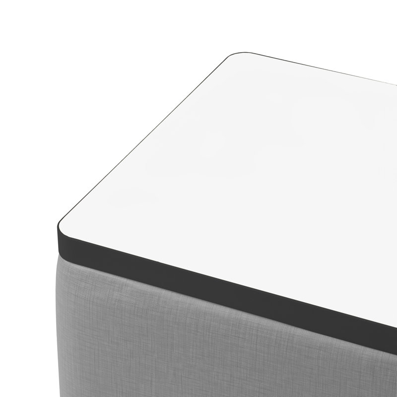 Repose-pieds carré Pro Series, Gris foncé