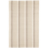 Putney Stripe Ivory Handwoven Cotton Rug