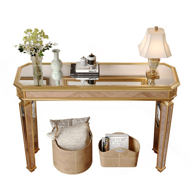 Mirror Console Table, Vintage Sofa Table