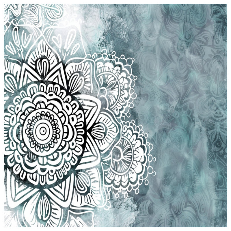 Toile tendue complexe Mandala, 20 po x 24 po