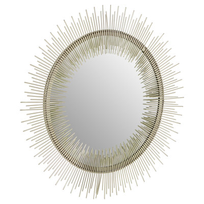 Brooklane Metal Flat Wall Mirror
