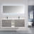 Kiskimere 75" Wall-Mounted  Double Bathroom Vanity Set