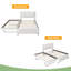 Lit plateforme double tapissier-870365506