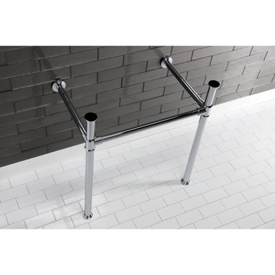 Kingston Brass Fauceture Stainless Steel Console Sink Legs
