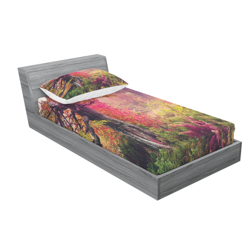 Microfiber Sheet Set, Twin Sheet Set with Fitted Sheet