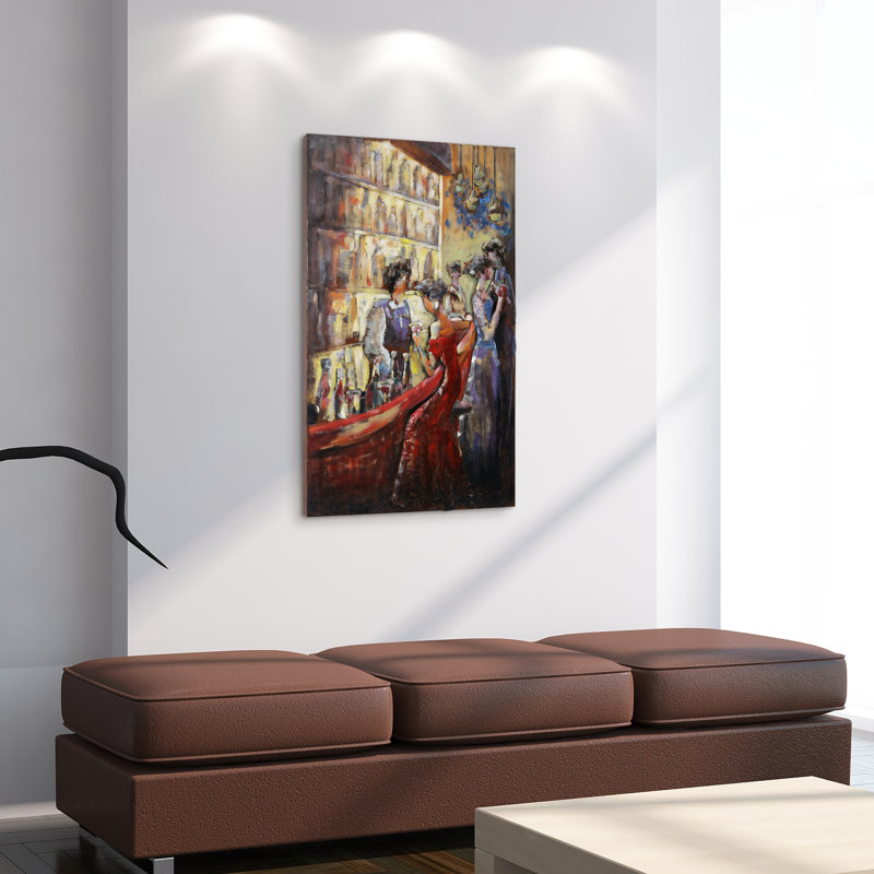 Handmade People Wall Decor on Metal