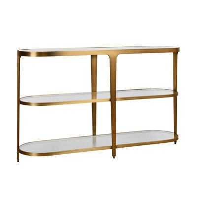 52'' W Glass Console Table